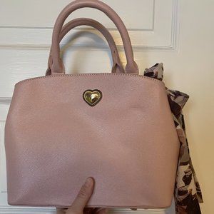 Betsey Johnson Purse with Matching Scarf